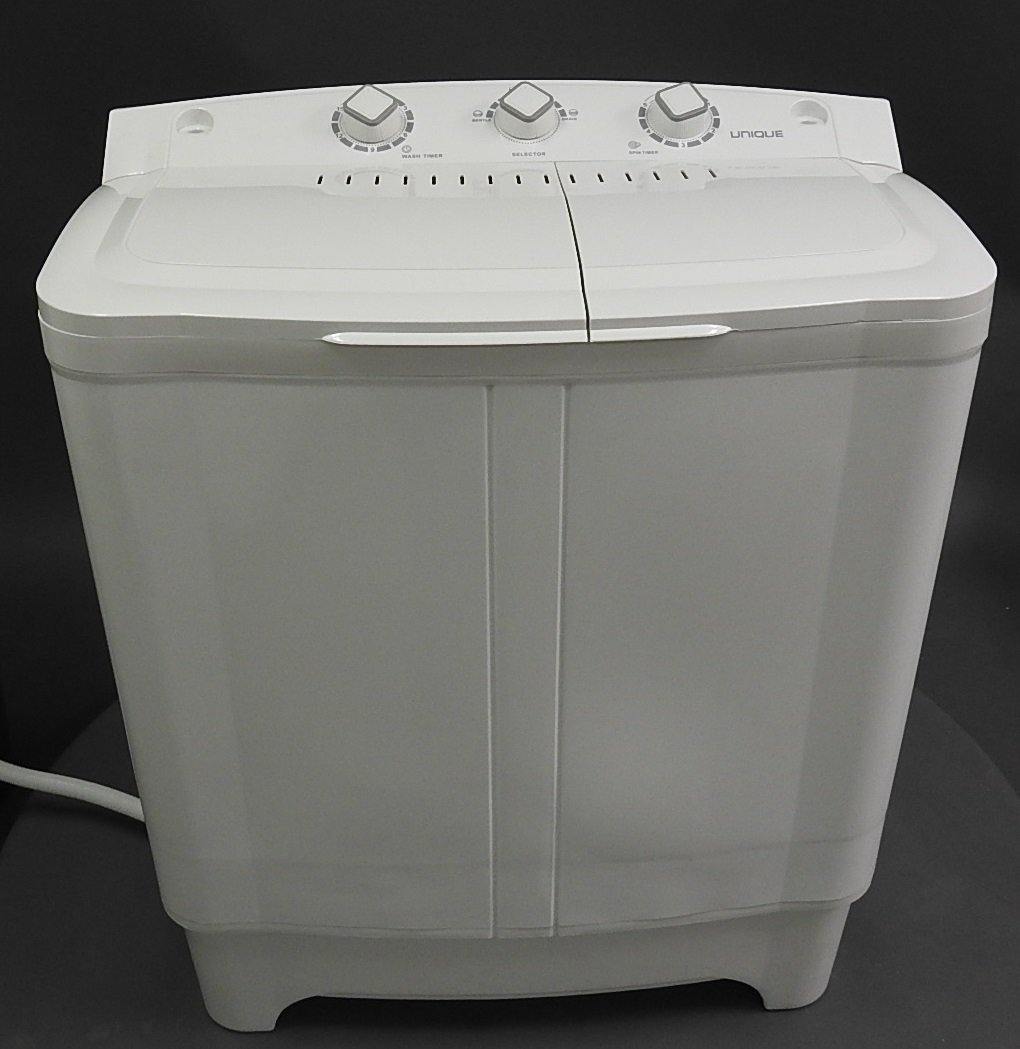Solar Washer Dryer / Spinner from Unique UGP-72LD1 runs off of 24 volts DC and is perfect for off grid use or for tiny homes - Ben's Discount Supply