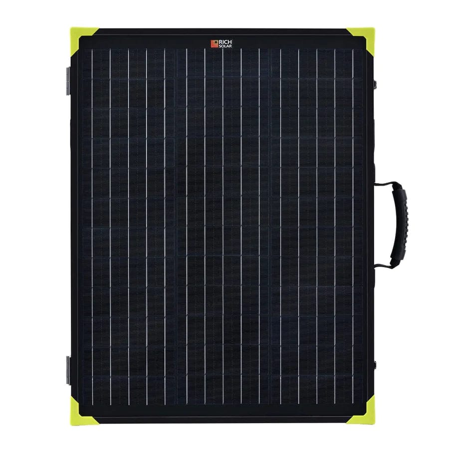 Ben&#39;s Discount Supply Solar Panels MEGA 100 Watt Portable Solar Panel Briefcase | Best 12V Panel for Solar Generators and Portable Power Stations | 25-Year Output Warranty - Free Shipping