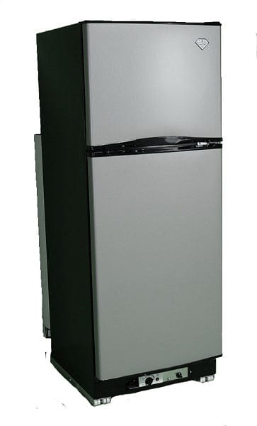 Crystal Cold Propane Refrigerator Crystal Cold CC11RFSM Propane Refrigerator-Freezer in Silver Mist 11 cu.ft.