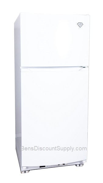 Crystal Cold Propane Refrigerator Crystal Cold CC15RF Propane Refrigerator-Freezer in White 15 cu.ft.