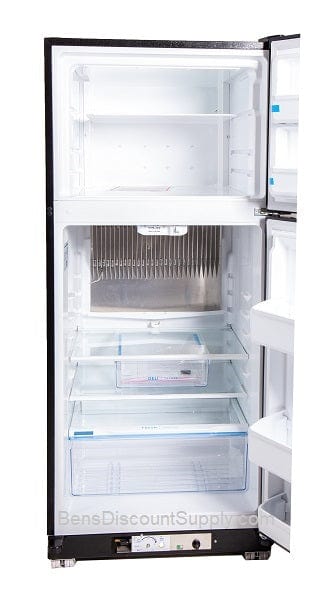 Crystal Cold Propane Refrigerator Crystal Cold CC15RFB Propane Refrigerator-Freezer in Black 15 cu.ft.