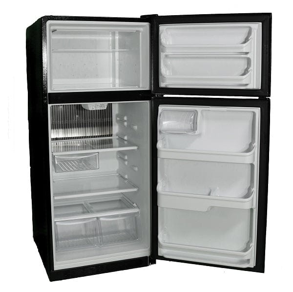 Crystal Cold Natural Gas Refrigerator Crystal Cold CC18RFBNG Natural Gas Refrigerator-Freezer in Black 18 cu.ft.