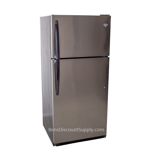 Crystal Cold Propane Refrigerator Crystal Cold CC18RFS Propane Refrigerator-Freezer in Stainless Steel 18 cu.ft.