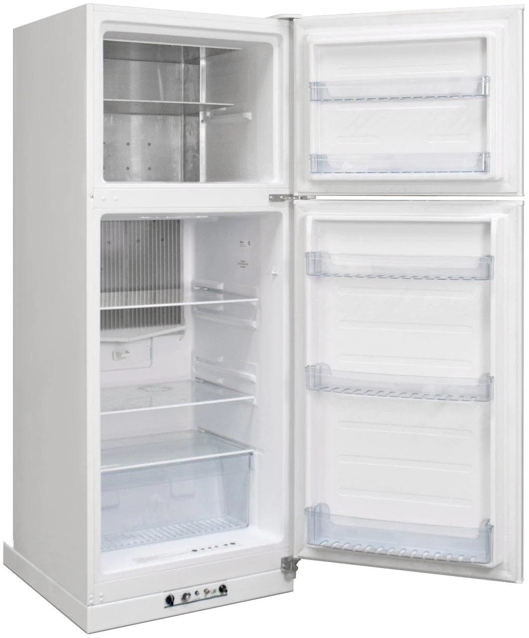 Diamond Natural Gas Refrigerator Diamond Quest 14WNG Natural Gas Refrigerator-Freezer in White 14 cu.ft.