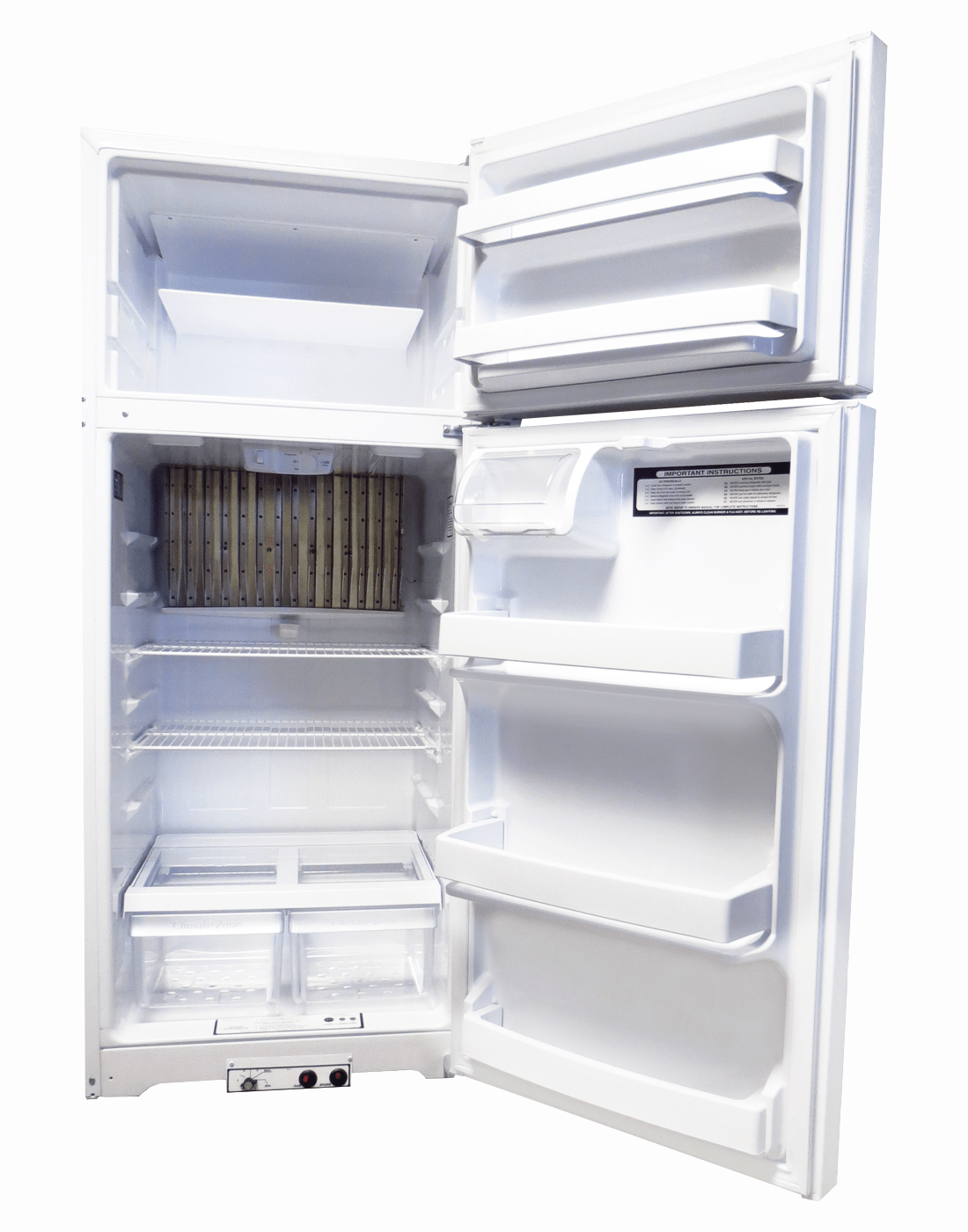 EZ Freeze Propane Refrigerator EZ Freeze EZ-19W 19 cu. ft. Propane Refrigerator-Freezer in White