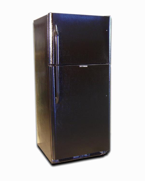 EZ Freeze Natural Gas Refrigerator EZ Freeze EZ-21BNG Natural Gas Refrigerator-Freezer in Black 21 cu.ft.