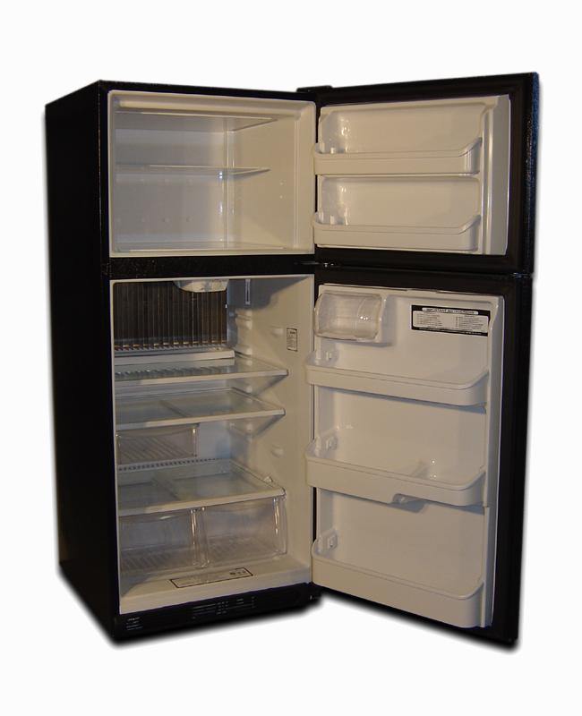 EZ Freeze Natural Gas Refrigerator EZ Freeze EZ-21BNG Natural Gas Refrigerator-Freezer in Black 21 cu.ft.