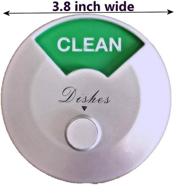 Home Medley Home Essentials Home Medley Dishwasher Magnet Clean Dirty Sign, Round and Rotating Design, Non-Scratching Magnet and 3M Adhesive Stickers, Perfect Kitchen Gadgets for All Dishwashers (Silver) FREE SHIPPING!!