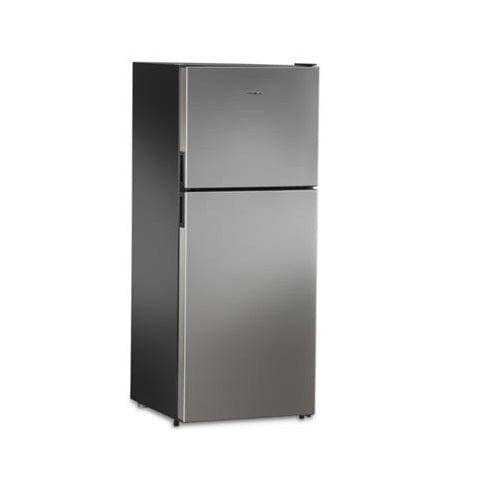 NTP RV Refrigerator Dometic DMC4081 8 cu ft DC Refrigerator/Freezer in Black &amp; Gray - Right Hinge