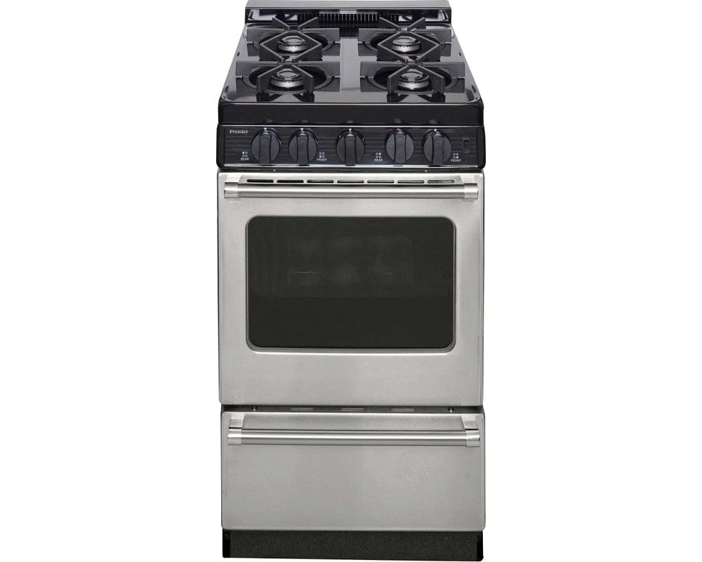Premier Natural Gas Range/Stove Premier Pro Series P20B3102PS 20&quot; Stainless Range with Battery Ignition CALL FOR AVAILABILITY