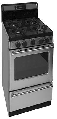 Premier Natural Gas Range/Stove Premier Pro Series P20S3502PS 20" Stainless Range with Electronic Ignition and Sealed Burners Stainless