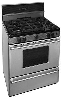 Premier Natural Gas Range/Stove Premier Pro Series P30S3402PS 30" Stainless Range with Electronic Ignition