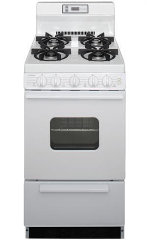 Premier Natural Gas Range/Stove Premier SHK220OP 20&quot; Electronic Ignition Gas Range with Sealed Burners - White