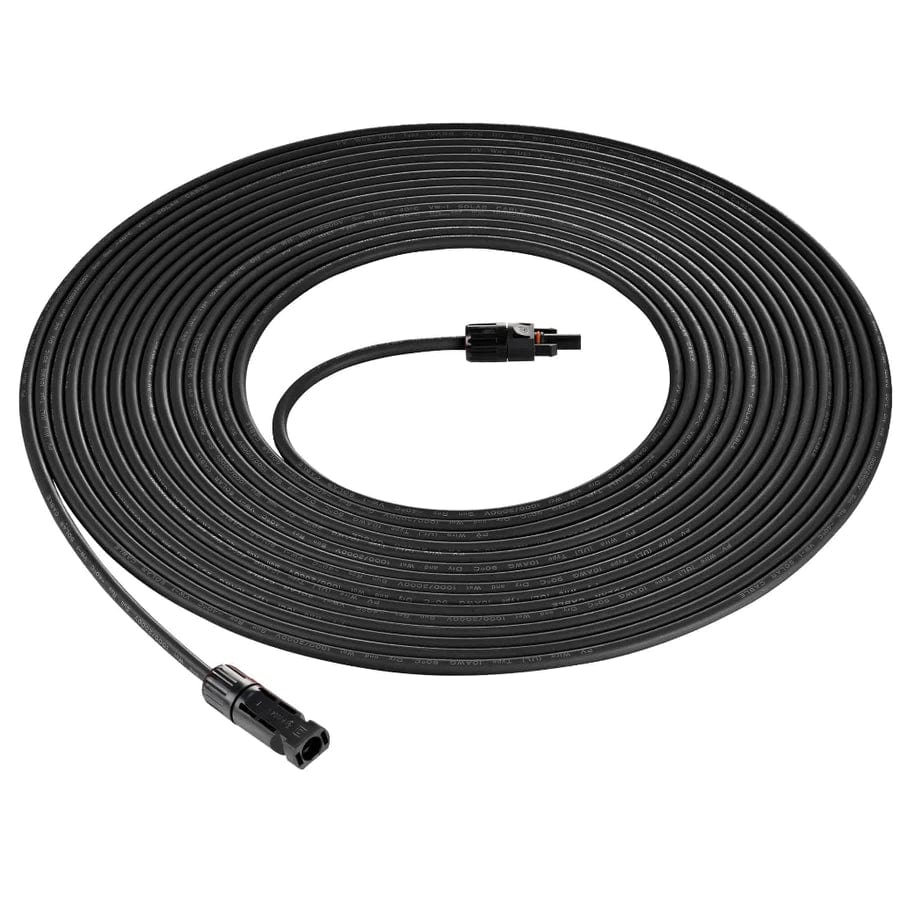 Rich Solar Solar Power Kits 10 Gauge (10AWG) Solar Panel Extension Cable Wire with Solar Connectors- Free Shipping!