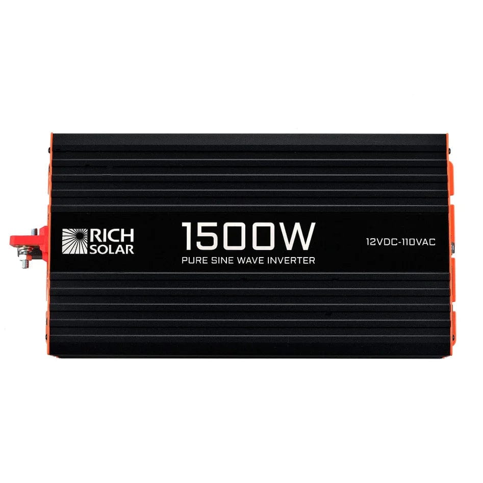 Rich Solar Solar Charge Controllers and Inverters Rich Solar 1500 Watt Industrial Pure Sine Wave Inverter- Free Shipping!