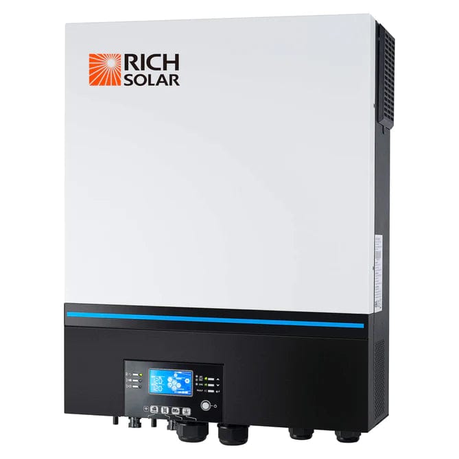 Rich Solar Solar Charge Controllers and Inverters Rich Solar 6500 Watt (6.5kW) 48 Volt Off-grid Hybrid Solar Inverter FREE SHIPPING!