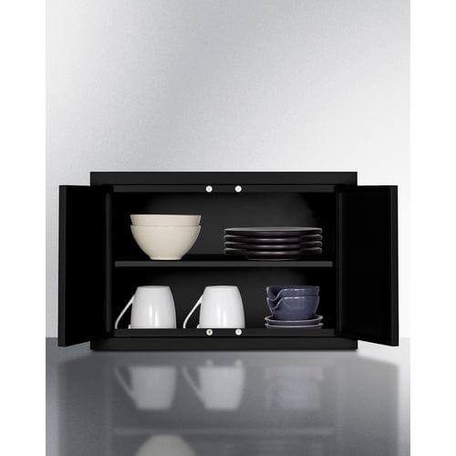 Summit Summit 18&quot; Wide Wall Cabinet CAB18SHORTBLK
