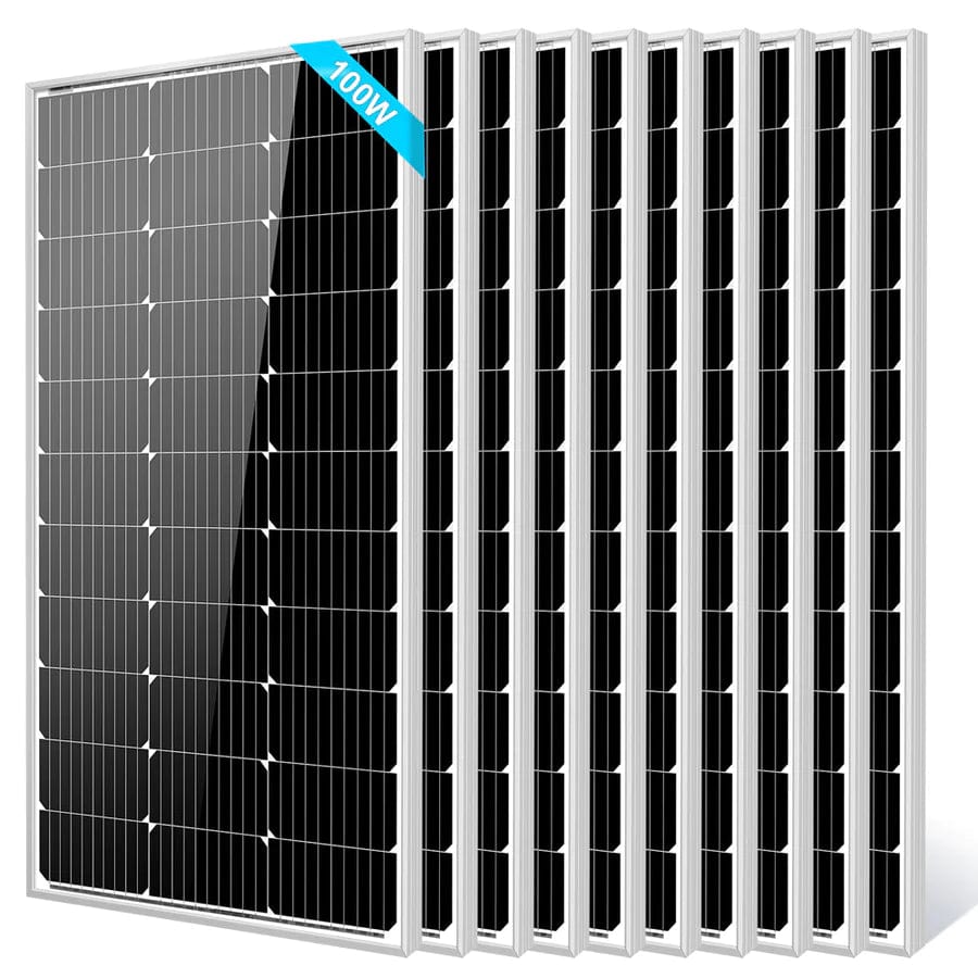 Sungold Power Solar Panels 10 100 Watt Monocrystalline Solar Panel - Free Shipping!