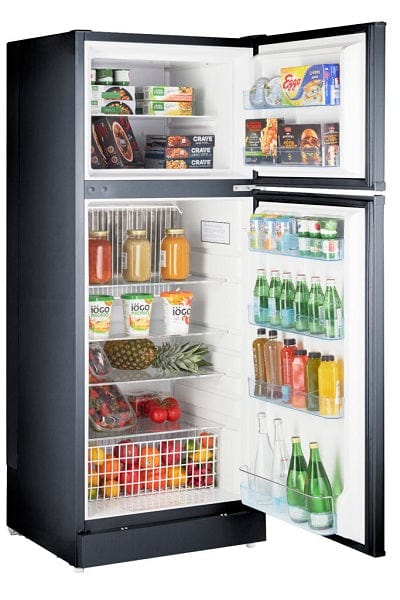 Unique Propane Refrigerator Unique 14 cu/ft Propane Refrigerator CSA Approved, Dual Power (Propane or 110v AC Backup) in Black UGP-14C SM B