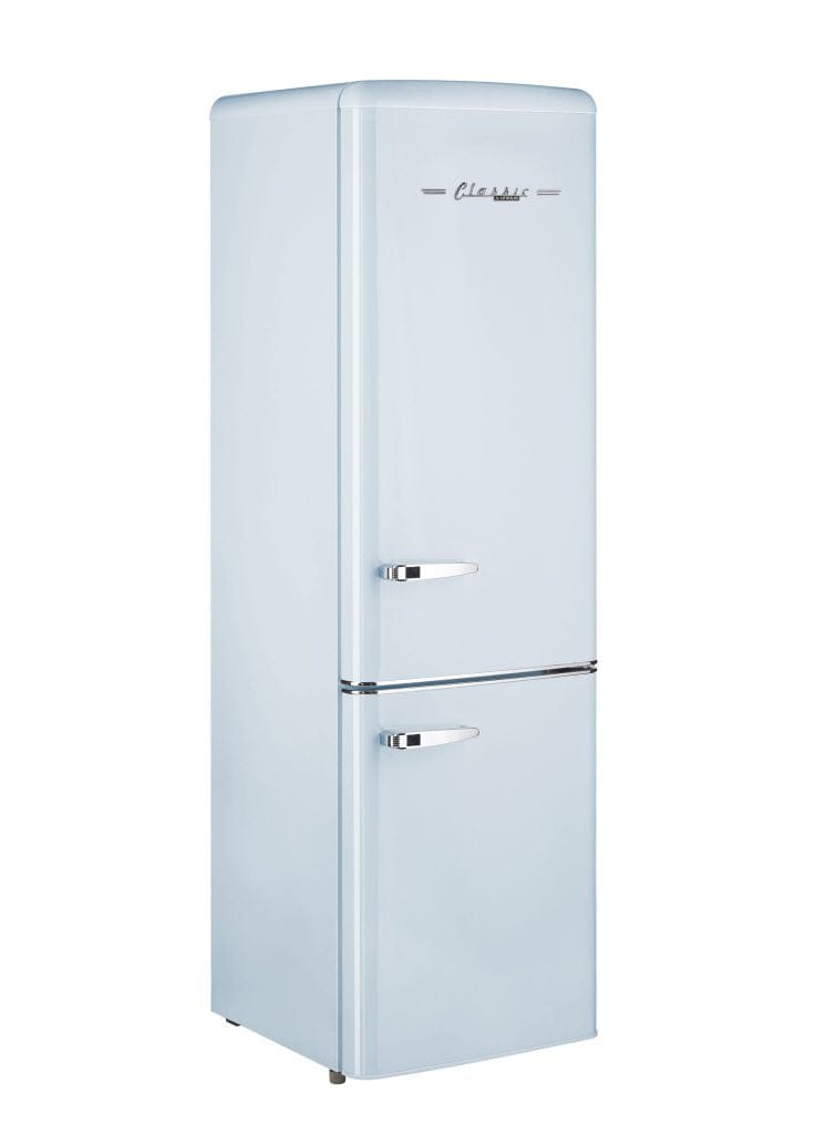 Unique Unique Appliances Unique 9 cu/ft Bottom Mount Retro Refrigerator UGP-275L LB AC (Light Blue)