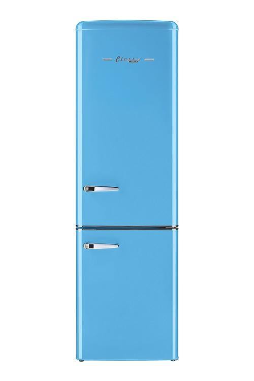 Unique Unique Appliances Unique 9 cu/ft Bottom Mount Retro Refrigerator UGP-275L RB AC  (Robin Egg Blue)