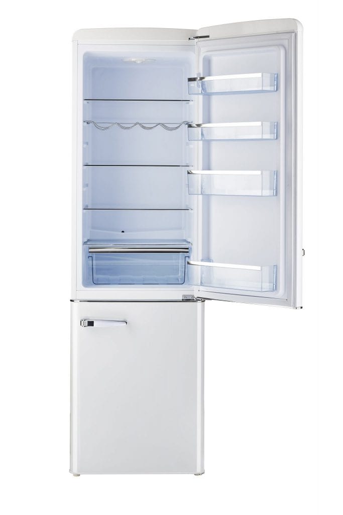 Unique Unique Appliances Unique 9 cu/ft Bottom Mount Retro Refrigerator UGP-275L W AC (White)