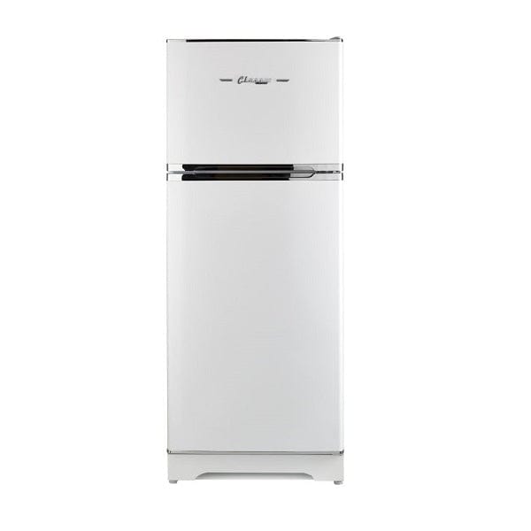 Unique Propane Refrigerator Unique Classic Retro 14cu ft Propane Refrigerator-Freezer CSA Approved, White UGP-14CR SM W